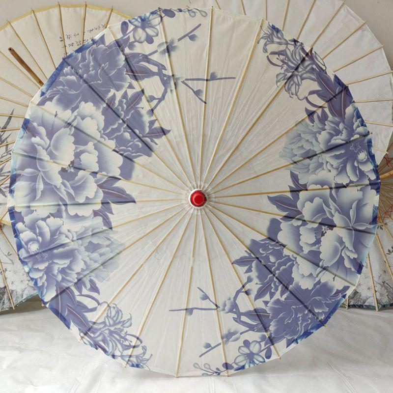 Retro Parasol Olejowy w Stylu Chińskim - Wodoodporny, Ochrona Przed Słońcem, Dekoracja Taneczna i Cheongsam