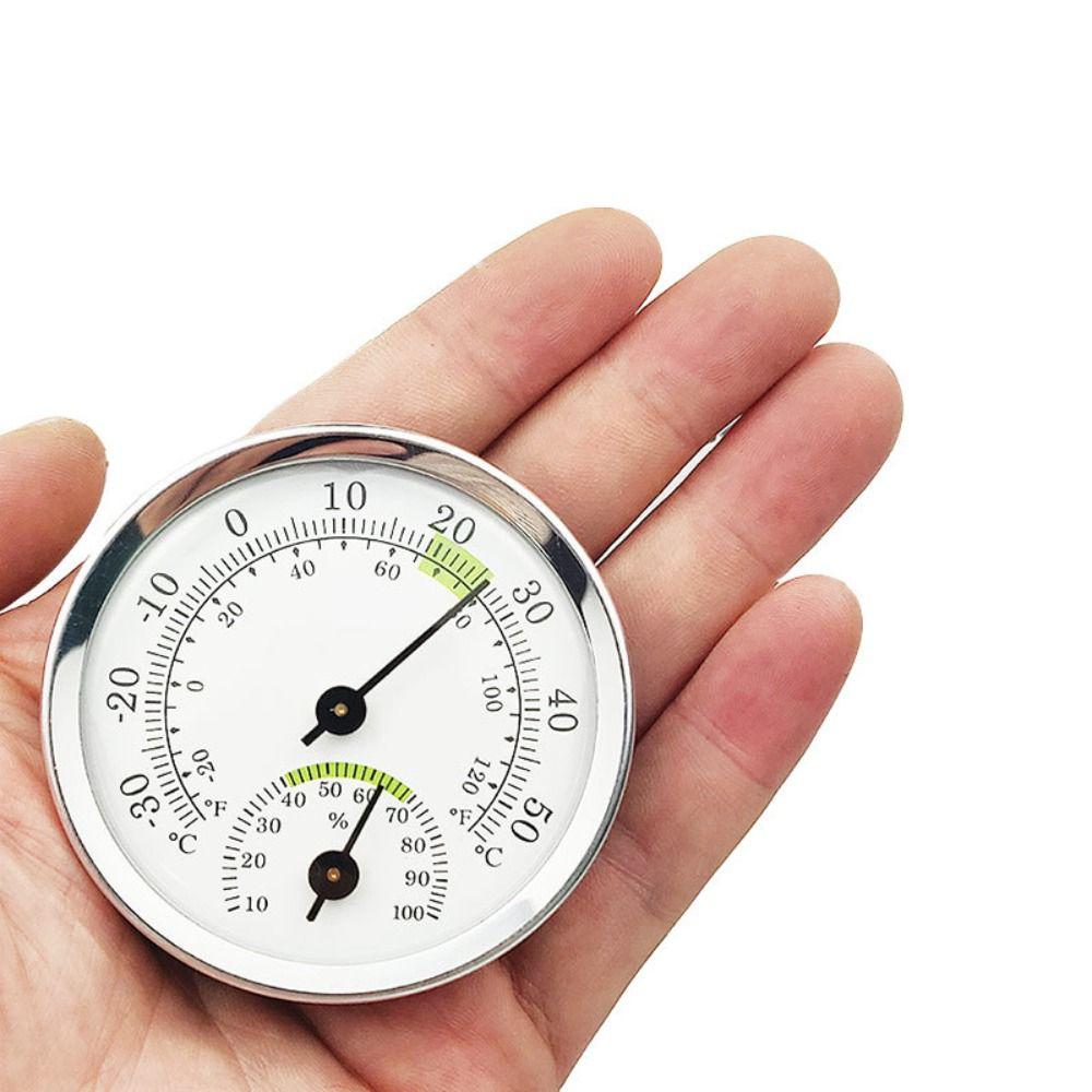 2 PCS Meter Mini Thermometer Humidity Thermo-Hygrometer 58MM Pointer Type  Hygrometer  Household