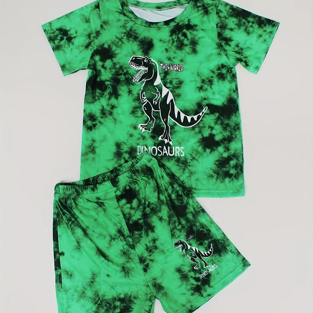 

Костюмы для девочек и мальчиков с рисунком, повседневный комплект с принтом, летние модные шорты с короткими рукавами и рисунком, комплекты одежды с 3D-принтом для девочек 140