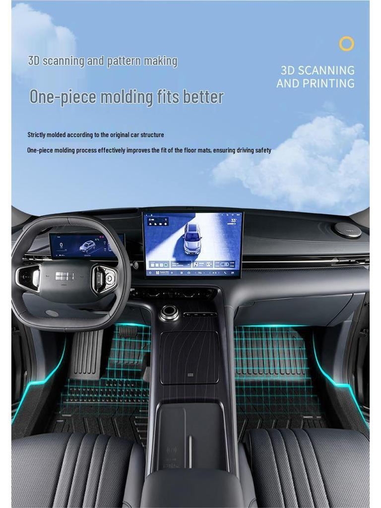 Custom TPE Floor Mats for 2026 Geely Galaxy E5 - Full Coverage and Original Fit Accessories