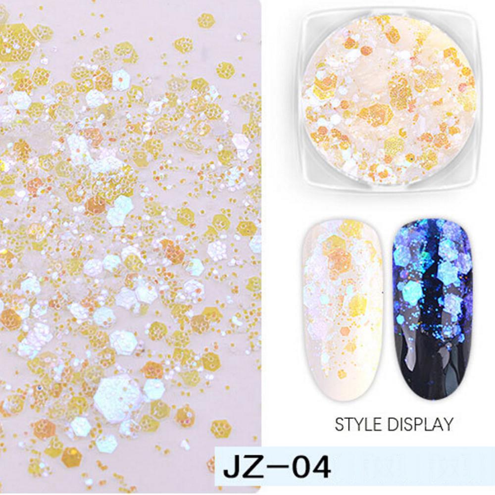 DIY Women's Nail Adornment Nail Color Sequins Make-up Birthday Gift