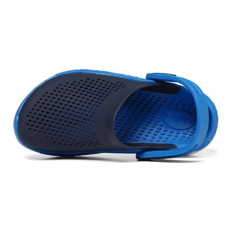 Crocs Literide Casual Versatile Durable Breathable Clogs Non-Slip Sandals Kids Sandals Deep-Blue 207021-4KB