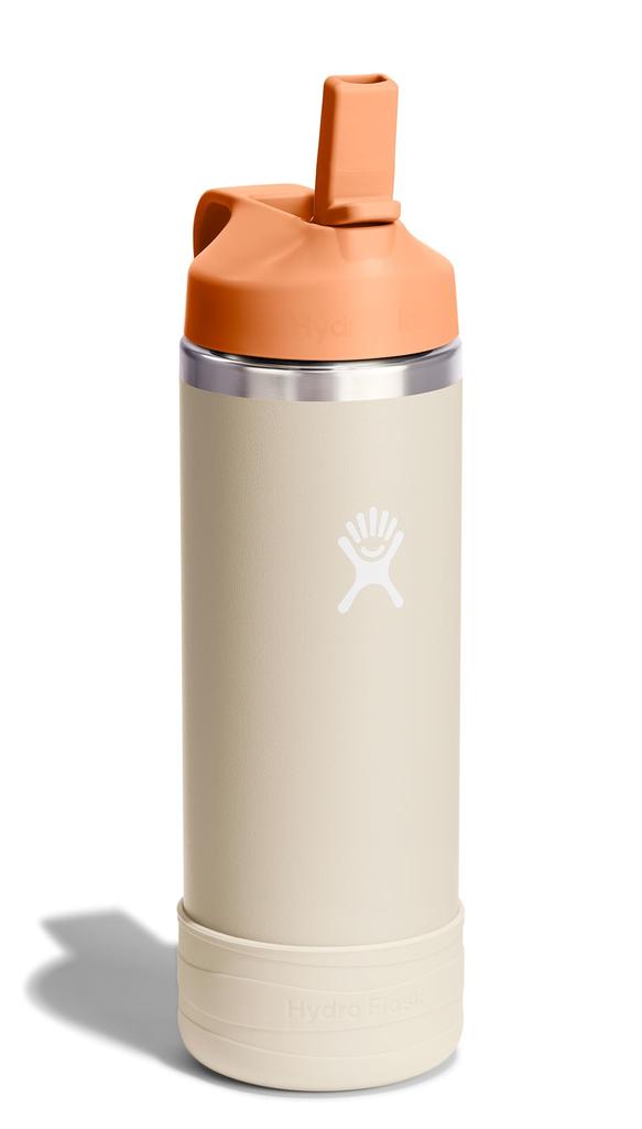 Kids Wide Mouth Stainless Steel Bottle, 18oz (532ml), Coconut Design, Insulated and Cold Water Bottle (Official Japanese Product)