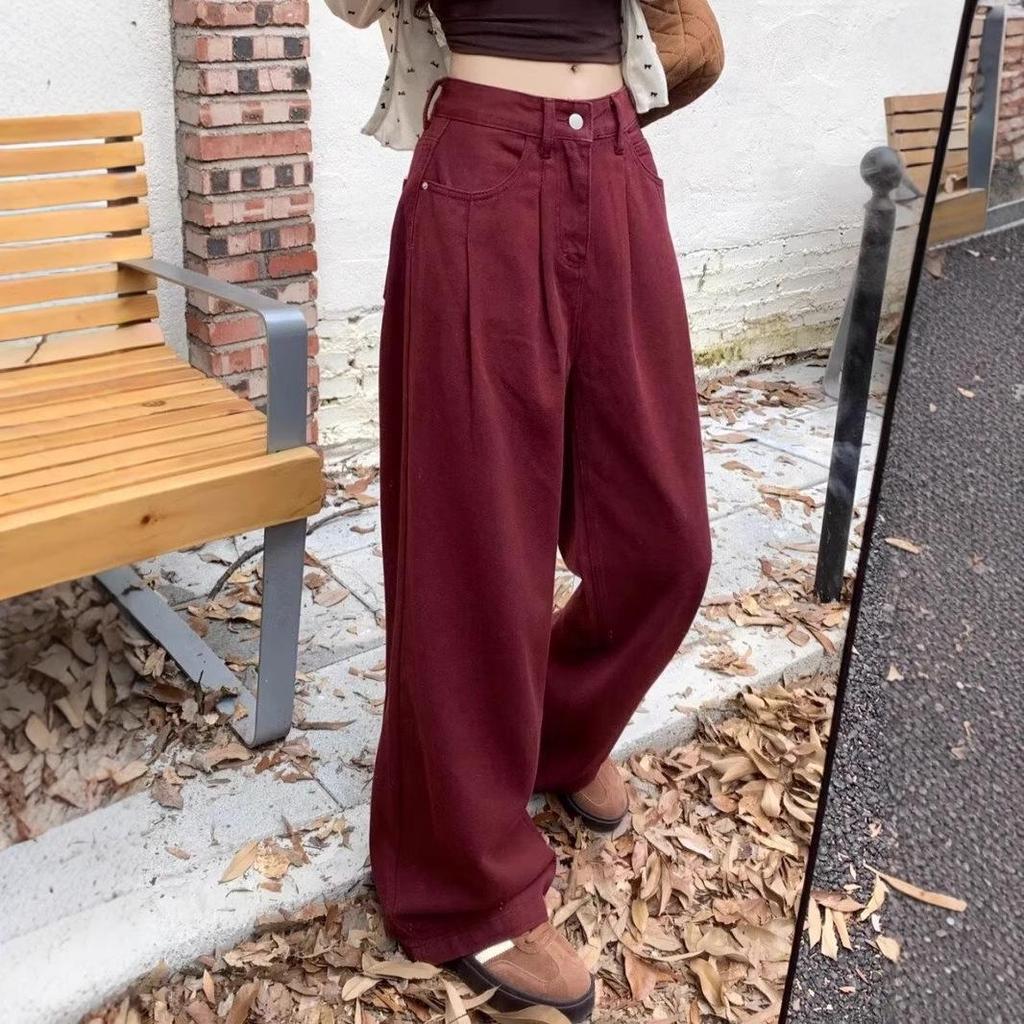 2025 Pánské volné ležérní kalhoty s širokými nohavicemi v korejském stylu - Jarní tenké a trendy všestranné kalhoty po zem