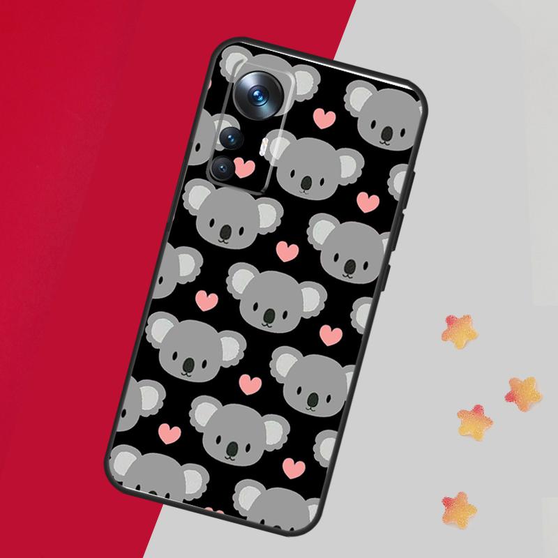 Cute Australia Koala Art For POCO X5 X3 Pro M5 M5s F4 X4 F3 F5 Case For Xiaomi 13 13T Pro 12 Lite 12X 11T 12T 14 Pro