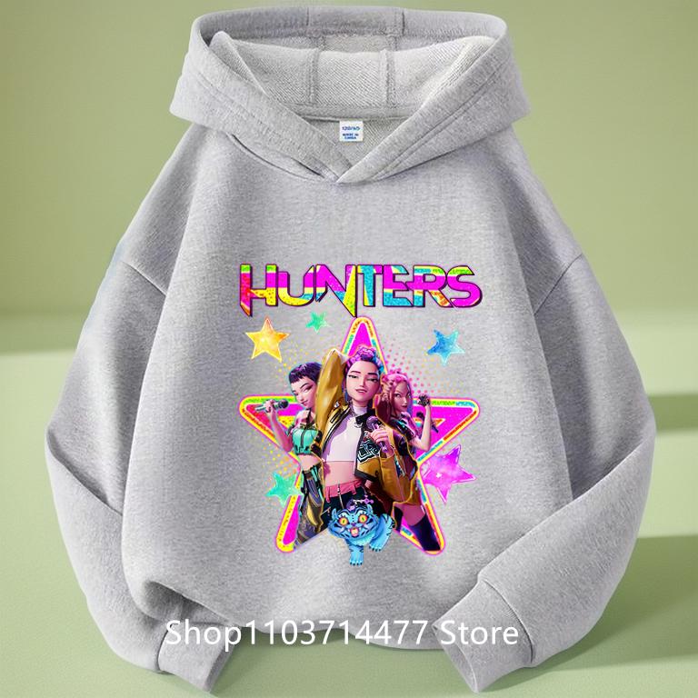 Hoodies & Sweatshirts Lässig Film Unisex Hoodies Kinder Hoodie Manga Kinder Kpop Dämonenjäger Kinder-Sweatshirt Niedlicher Tiger-Hoody für Jungen Mädchen