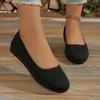 Fashion Women Flat Shoes 2025New Solid Color Knitted Slip on Shoes Casual Breathable Ballet Flats Women Mesh Flat Shoes Loafers Woman