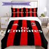 Ac Milan Bedding Set Breathable Duvet Cover With Pillowcases Home Decoration Birthday Gift