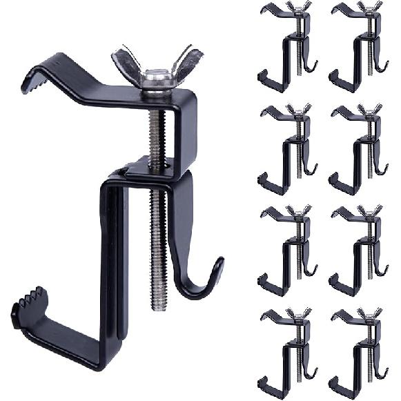 Brick Hanger(8Pcs), Stainless Steel Brick Hooks Brick Clips for Hanging Outdoors, Halloween Decorations Brick Clamp Hooks Adjustable 1.75 -2.8 , 2024 8Pcs