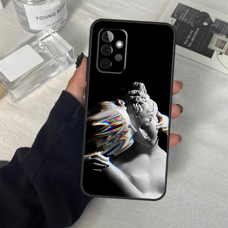 

Greek Aesthetics Plaster statue Case For Samsung Galaxy A14 A24 A34 A54 A51 A71 A13 A23 A33 A53 A73 A12 A22 A32 A52 Coque Samsung A51 4G