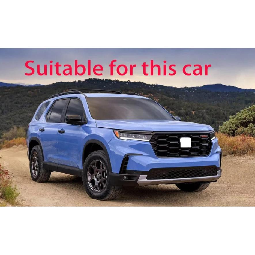 For Honda Pilot 2024 2025 2026 Car Accessories ABS Chrome Door Handle Bowl Cover Cup Cavity Trim Ert Catch Molding Garnish