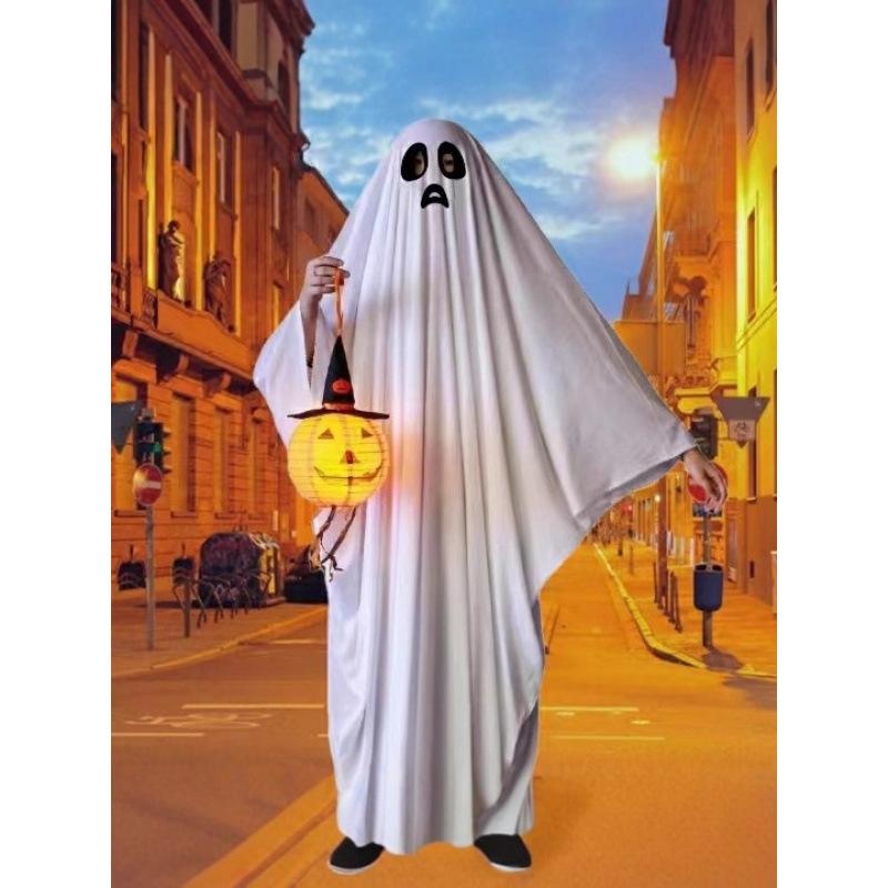 Halloween Red Face Black Face Masquerade Dress Up Children Costumes Cape Cape Ghost Children Halloween Adult