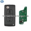 Compatible Citroen 0523 Remote Key with Groove, 2/3 Buttons, 46 Chip, 433 ASK/FSK