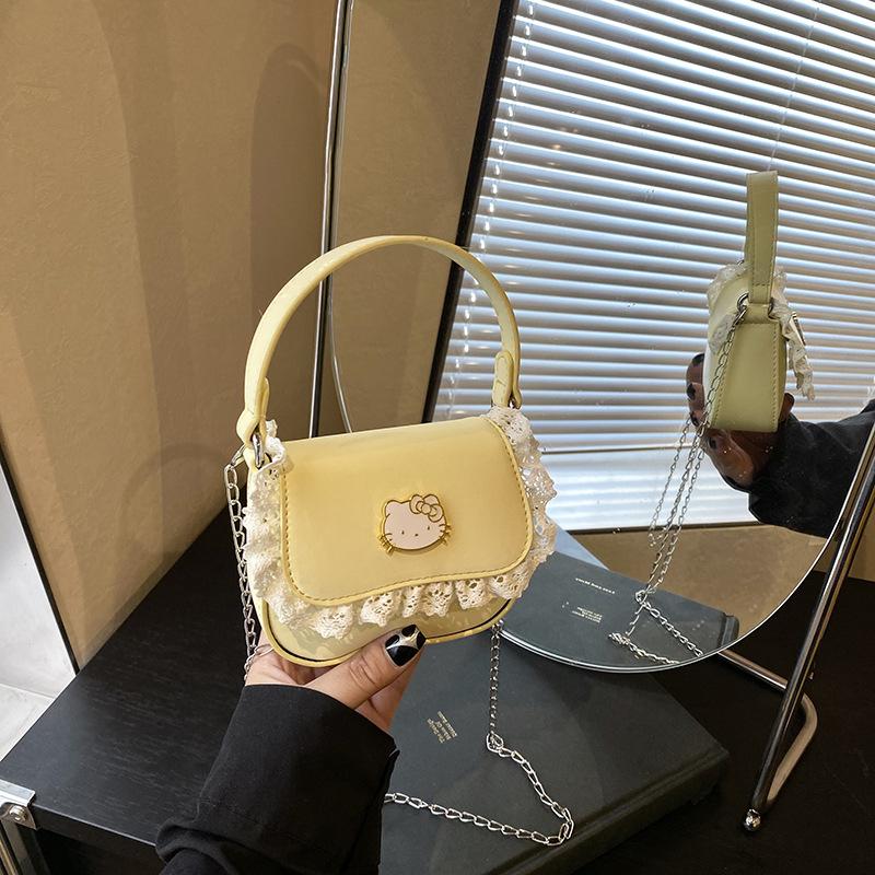 

Women s personality is simple, small and fresh butterfly armpit bag is fashionable and popular, solid color texture mini shoulder messenger bag 12.5*5*11 жёлтый