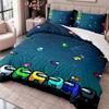 Among Us 3Pcs Bedding Set Duvet Cover With Two Pillowcases For Bedroom Home Decoration
