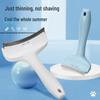 Two-in-One Cat Hair Thinning Comb: Deshedding Tool for Short and Long Hair In Small Pets