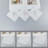 Multicolor Cotton Handkerchiefs Set for Women Embroidered Flower and Butterfly Lace Edge Portable Pocket Square Towel