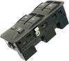 1pc Power Door Window Control Switch Front Left Driver Side Black With 6 Buttons
