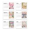1pc 2026 Hanging Calendar, Floral Design, 12 Unique Illustrations, Monthly Plan, Perfect Gift for Birthdays, Christmas, New Year