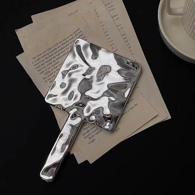 Ins Liquid Shape Square Mirror Mini-Handheld-Desktop-Kosmetikspiegel Makeup