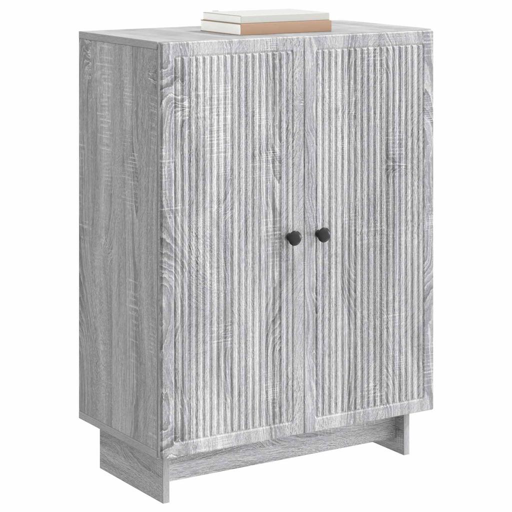 Sideboard Grey Sonoma 66 x 34.5 x 90 cm Particle Board