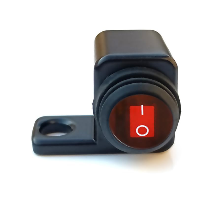 

REYLNXR Motorcycle Headlight Horn Switch, Motorcycle Handle Switch, Headlight Horn Switch, ON/OFF/ON Switch, Two levels красный