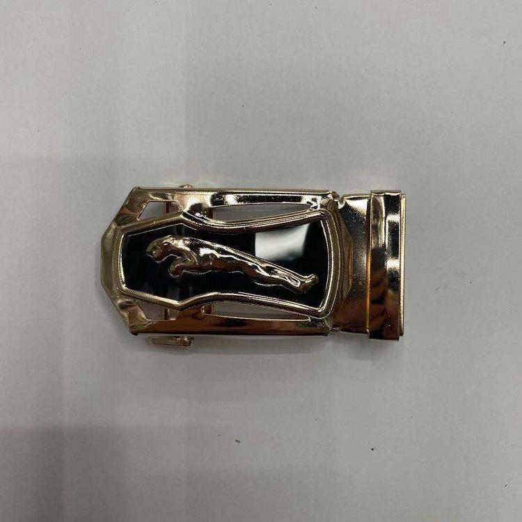 Men's Iron Automatic Belt Buckle with Logo