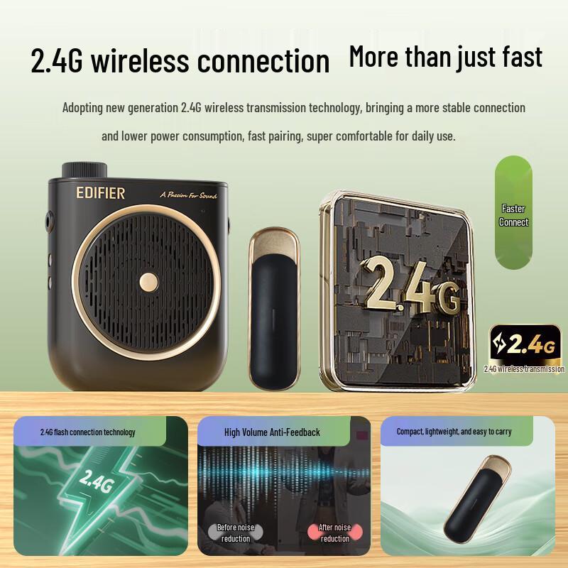 Edifier MF2 Clip-on Wireless Portable Amplifier with Microphone (CN version)