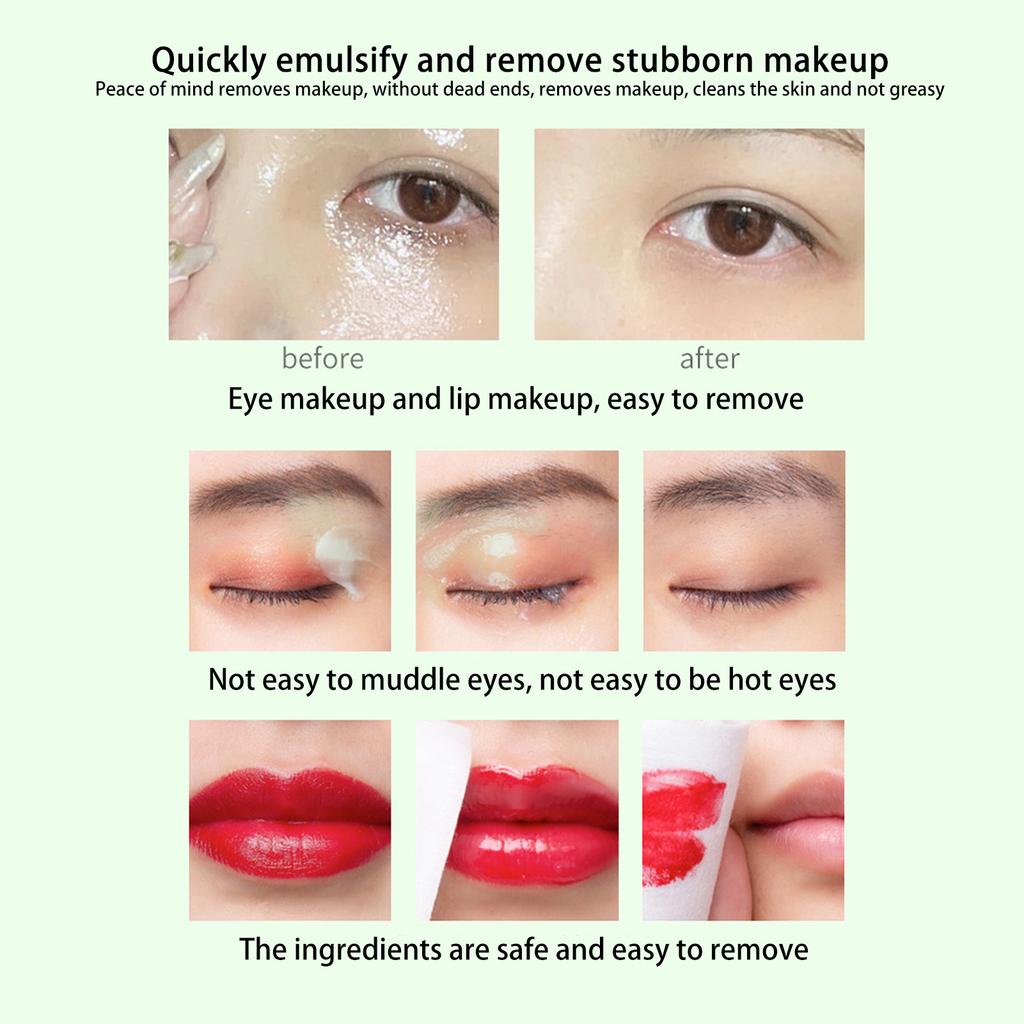 Makeup Remover Gentle Moisturizing Cleansing Balm with Digging Spoon for Facial Cleansing Care 100g