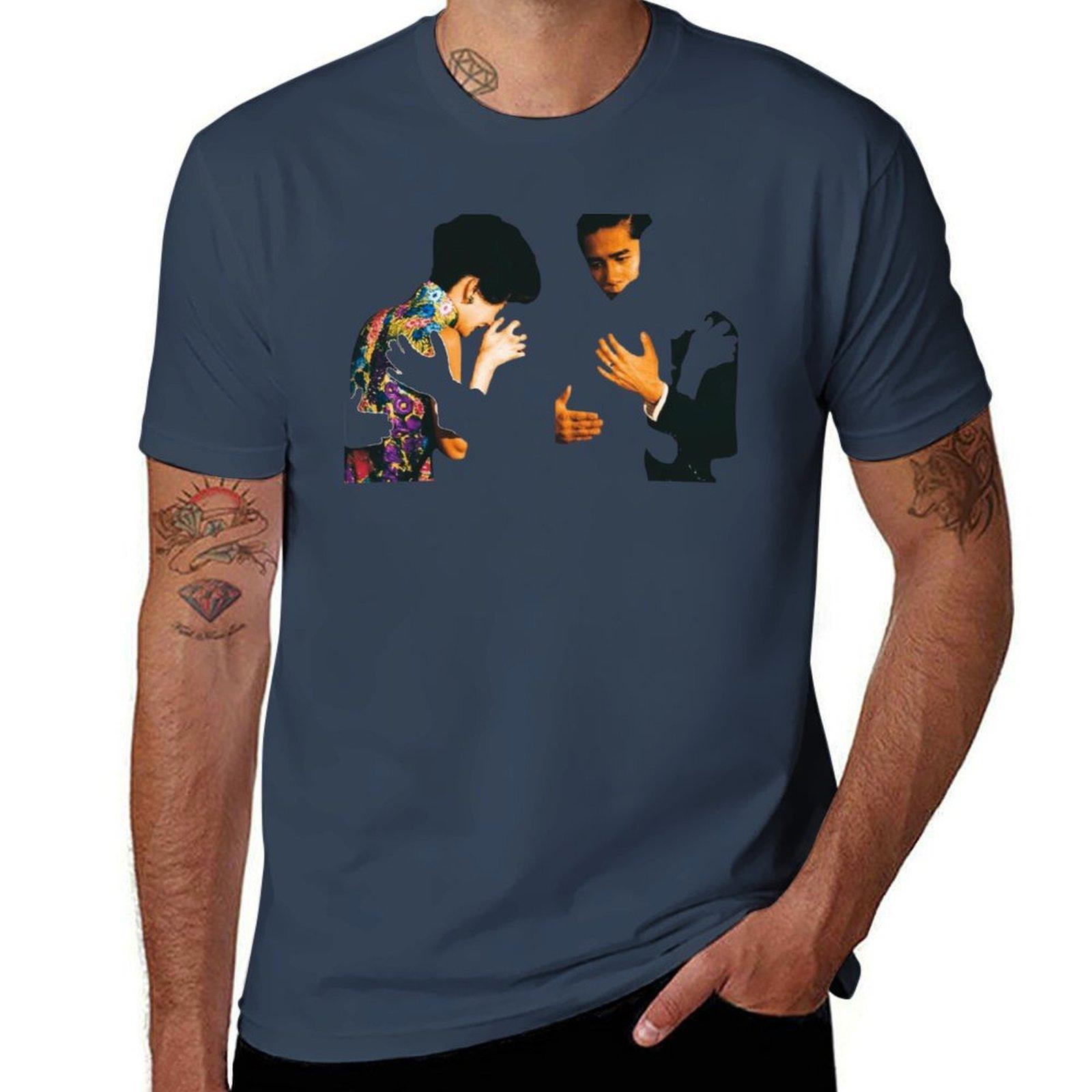 In The Mood For Love Wong Kar Wai Tshirt Classic Print Short Sleeve Shirt S