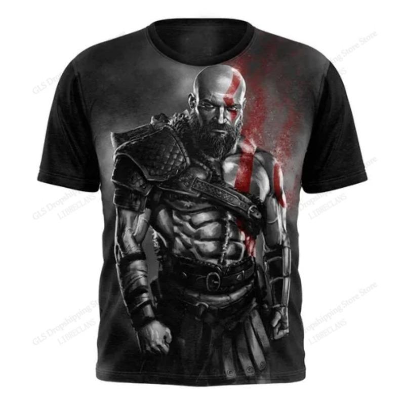 French Fries Pattern T Shirt For Men Potato Food 3D Printed Tees Summer Casual Loose O-Neck