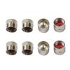 Universal Style Metal Car Anti-rust Motorbike Wheel Tire Valves Stem Cap Airtight Cover Dustproof with Rubber Seal Rings