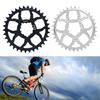 34T Bike Chainring 7075 Aluminum Alloy Positive Negative Tooth Round Chainwheel for GXP Road Bikes