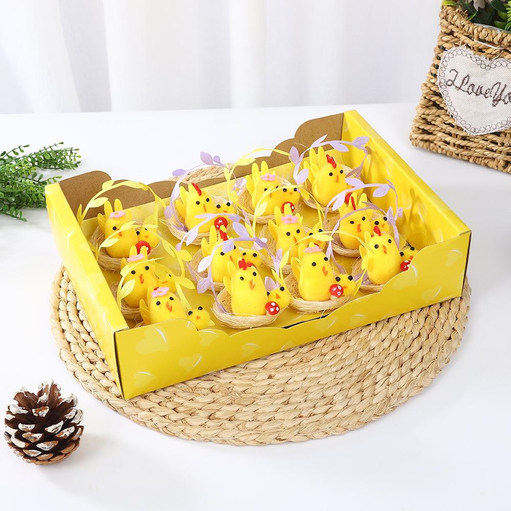 

16 шт./набор Снеговик Пасхальный кролик Украшения Имитация Милый Животное Украшение Сувениры для вечеринки Style 2