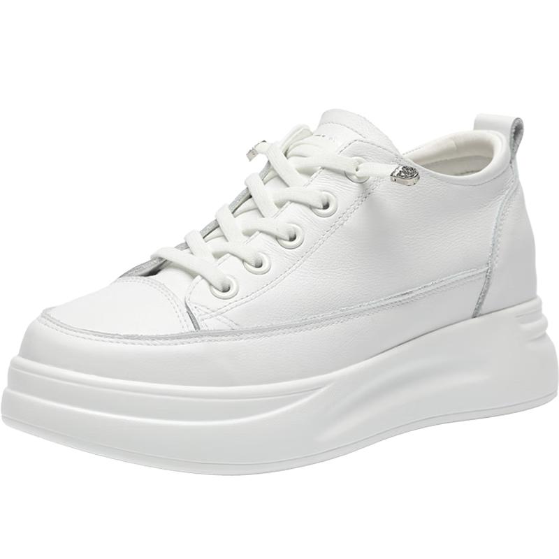 ZHR Women s Leather Platform Casual Shoes EU 38