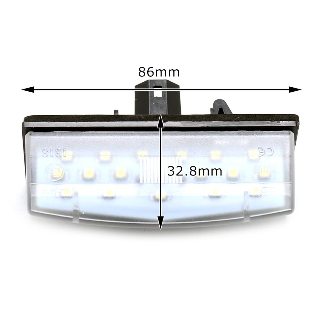 nakira Prius LED License Plate Light (NHW20, ZVW30, PHV, ZVW35, Prius Alpha, ZVW4, Lexus CT200H, ZWA10) - nkr1005