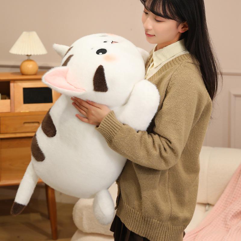 Cute Lying Kitten Plush Doll - Adorable Cat Pillow for Kids