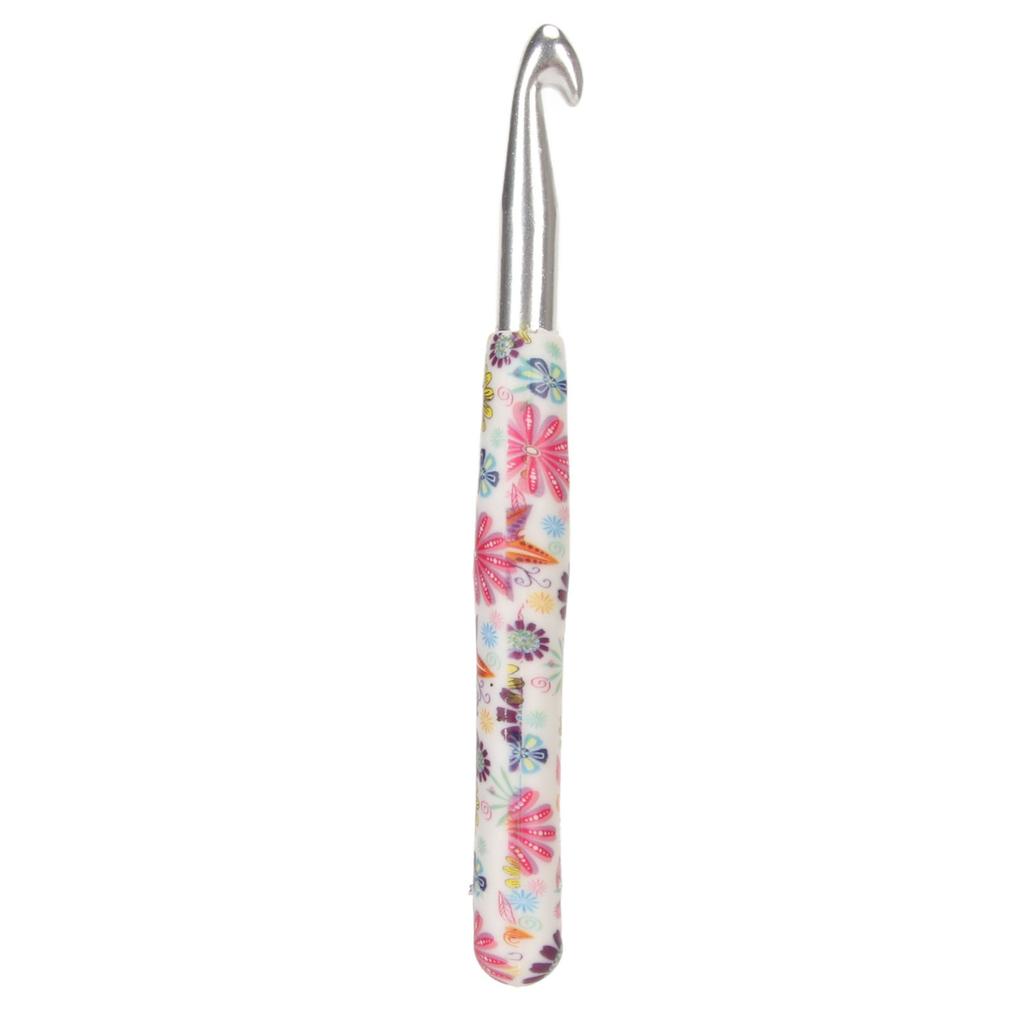 10.0mm Crochet Hook Ergonomic Handle Lightweight Aluminum Knitting Needle for Beginners