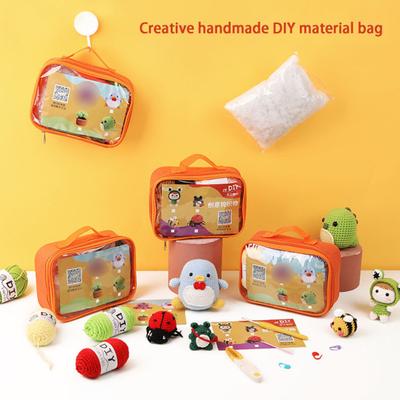 Häkelset zum Selbermachen, bezaubernde leuchtende Farben, extra weich, lebendige Ausdrücke, einfach zu verwenden, reduziert Stress, Häkelset für Wolltiere, DIY-Bastel- und Kunsthäkelzubehör