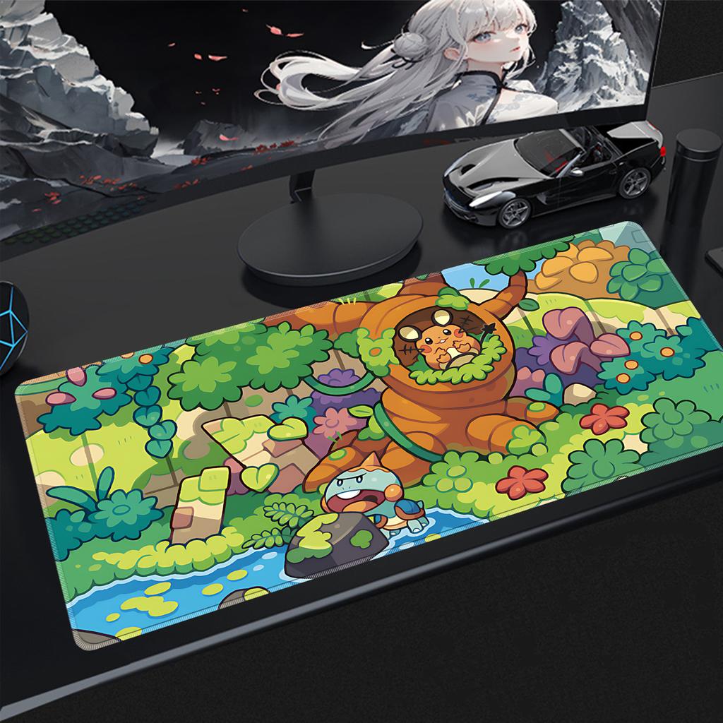 Dedenne Tree of Repose Gaming Mouse Pad Large Desktop Mat AntiSlip Rubber Keyboard Mat Office Desk Pad Home Decor
