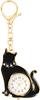 Fieldwork Analog Male Cat Keychain Watch JN046-5 Epo Black