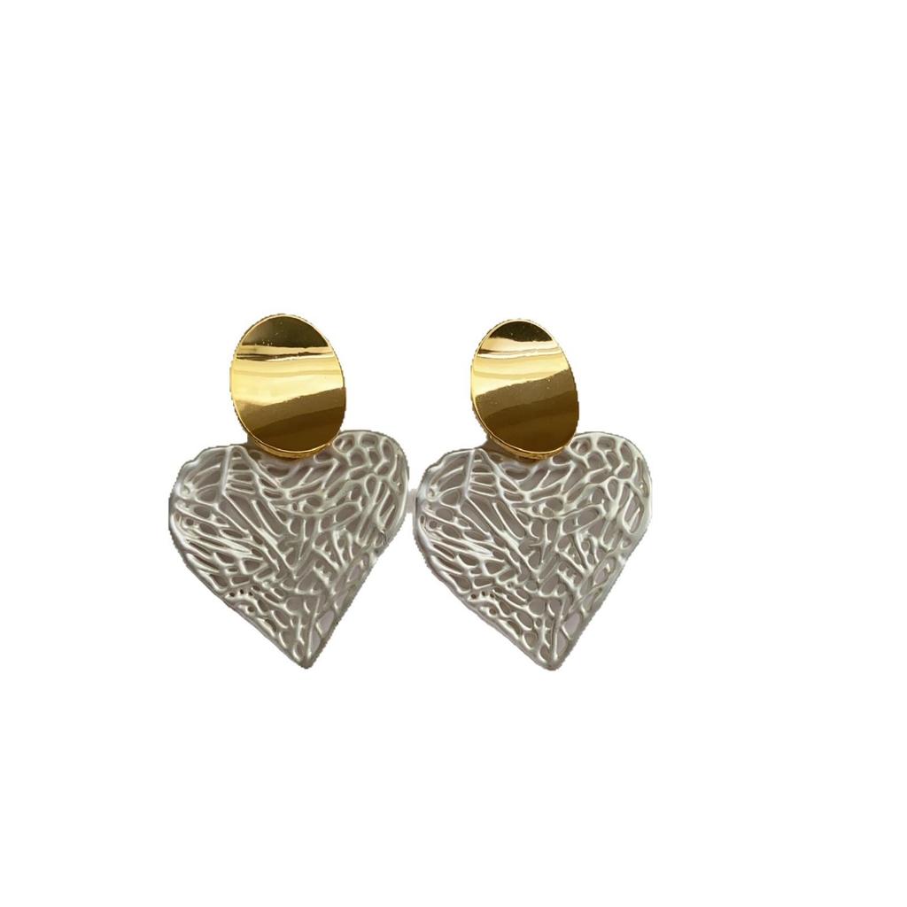 Round Geometric Earrings Design Sense Niche High Sense Exaggerated Light Luxury Earrings