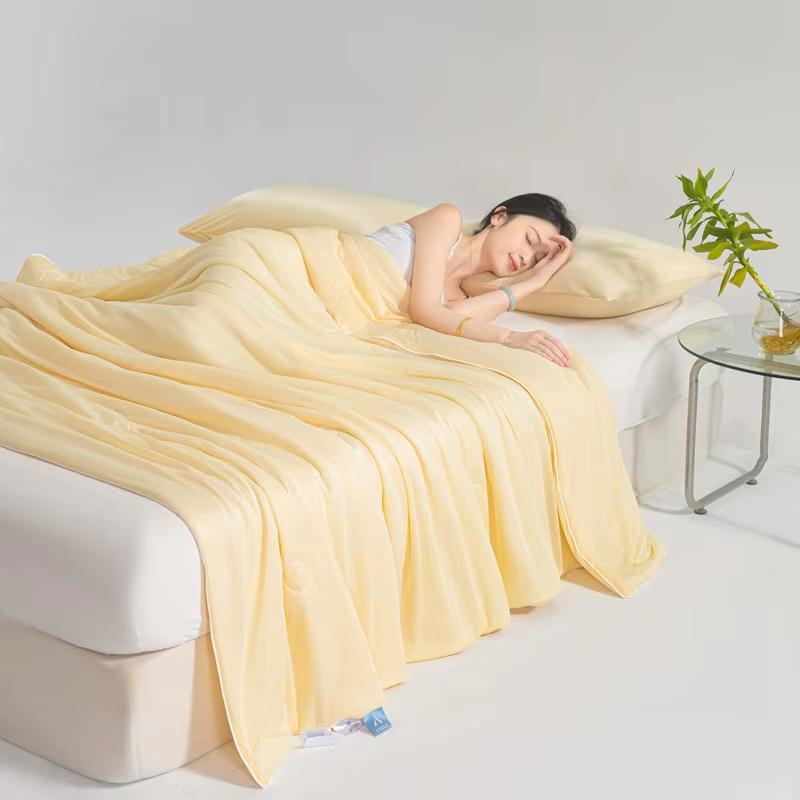 Summer - Ready Machine - Washable Air - Conditioned Quilt: Ultra - Thin Cooling Comforter For Hot Nights,For Summer Getaways