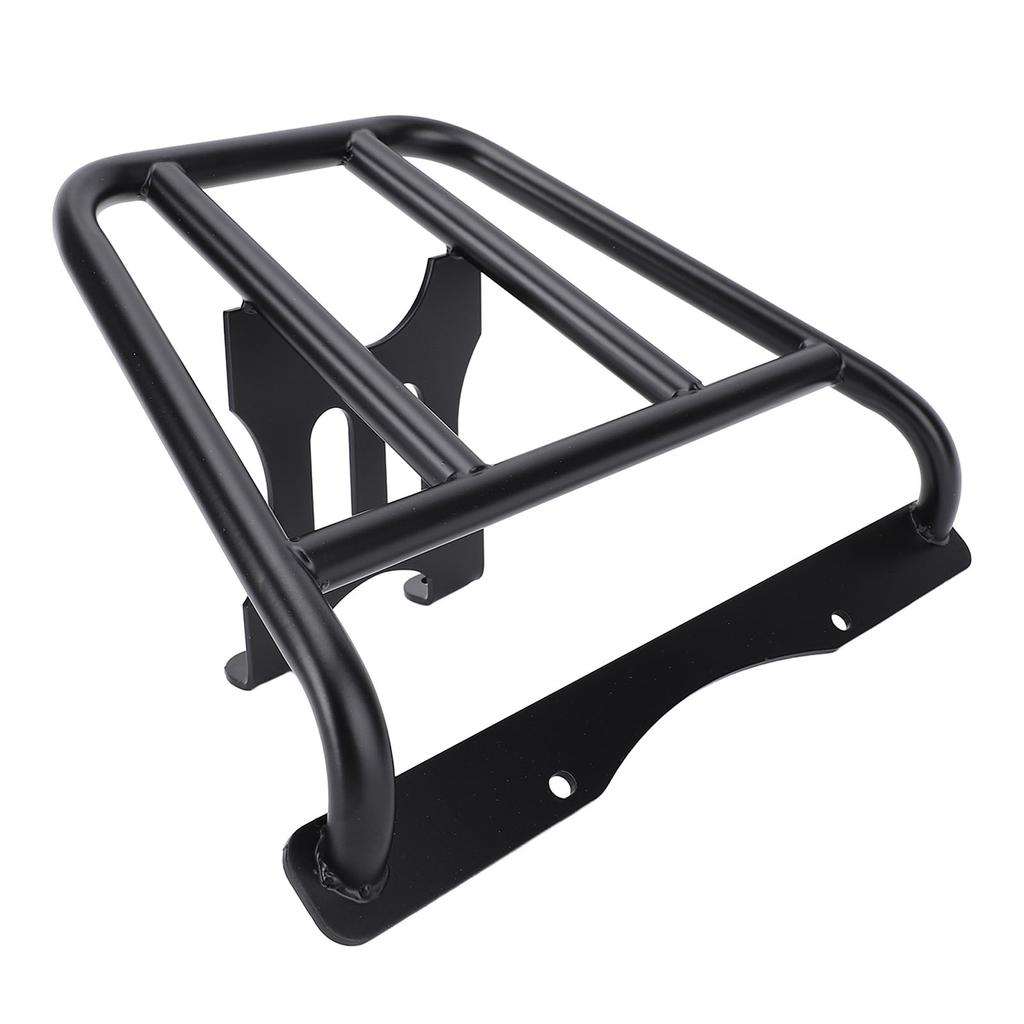 Motorcycle Rear Luggage Rack Carbon Steel Strong Load Bearing Ample Space Rear Cargo Carrier Rack Replacement for