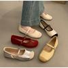 New Designer Silvery Women Ballet Flats Ladies Casual Soft Sole Flats Spring Women's Comfort Shallow Ballerina Shoes