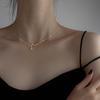 New Wine Red Cherry Gold Colour Pendant Necklace For Women Personality Fashion Necklace Wedding Jewelry Birthday Gifts