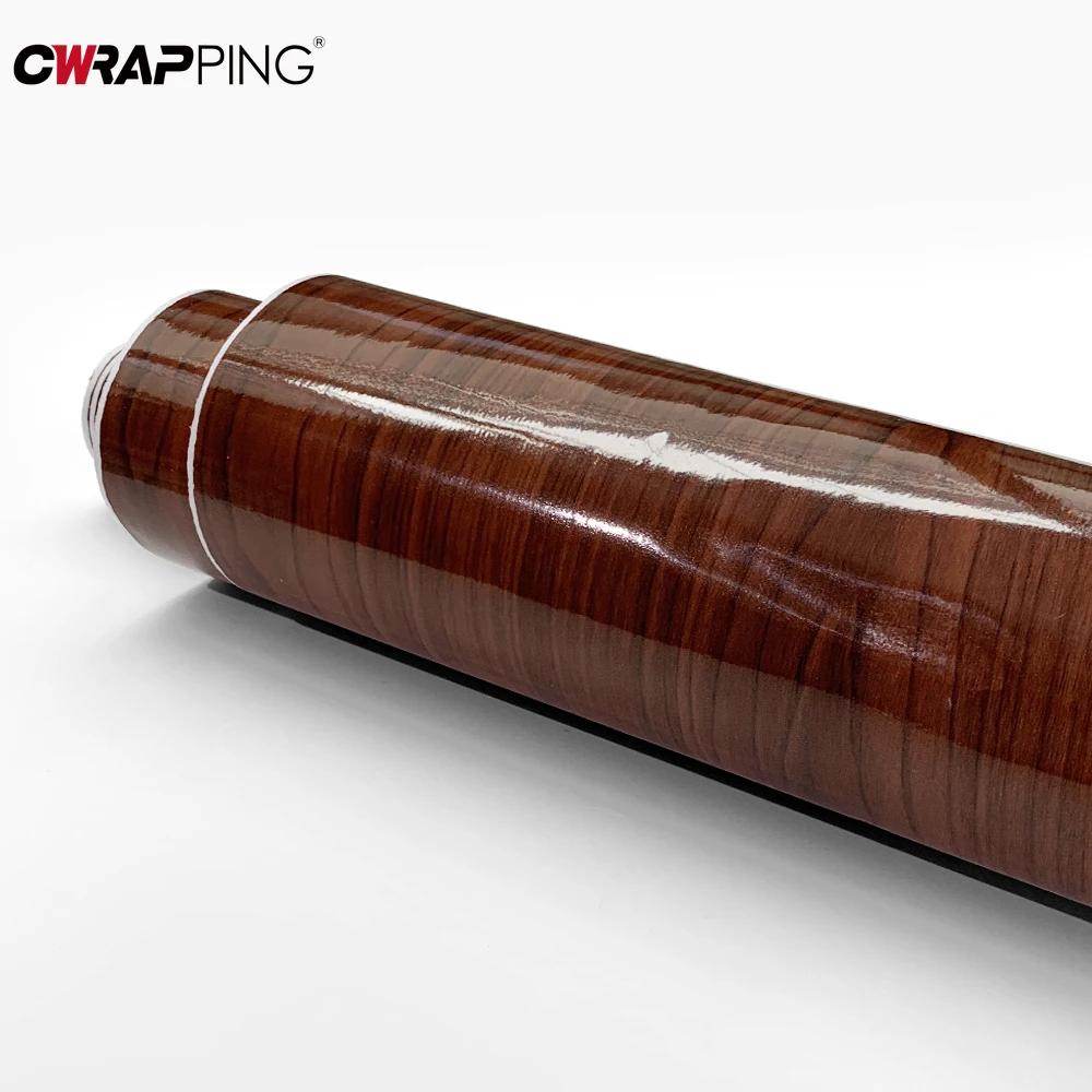 Film Wrapping DIY Bedroom Decorations Waterproof Adhesive Wallpaper Wood Grain Furniture Adhesive Paper Wallpapers Home Decor