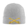 Căciulă Tricotată Insignă Cavalerie SUA Toamnă Iarnă Călduroasă Unisex Street Șapcă Unisex Cadouri Femei