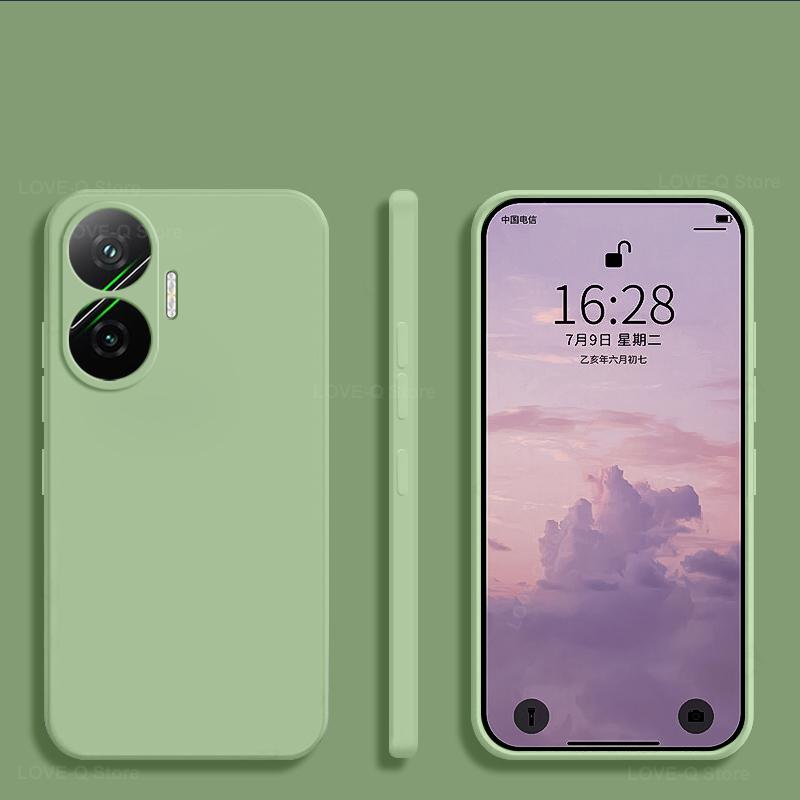 Custodia Poco F7 F 7 Pocof7 in Silicone Liquido Protezione Lente Fotocamera Custodia per Telefono Per Xiaomi Poco F7 Poco F 7 Pocof7 Cover Posteriore Morbida in TPU