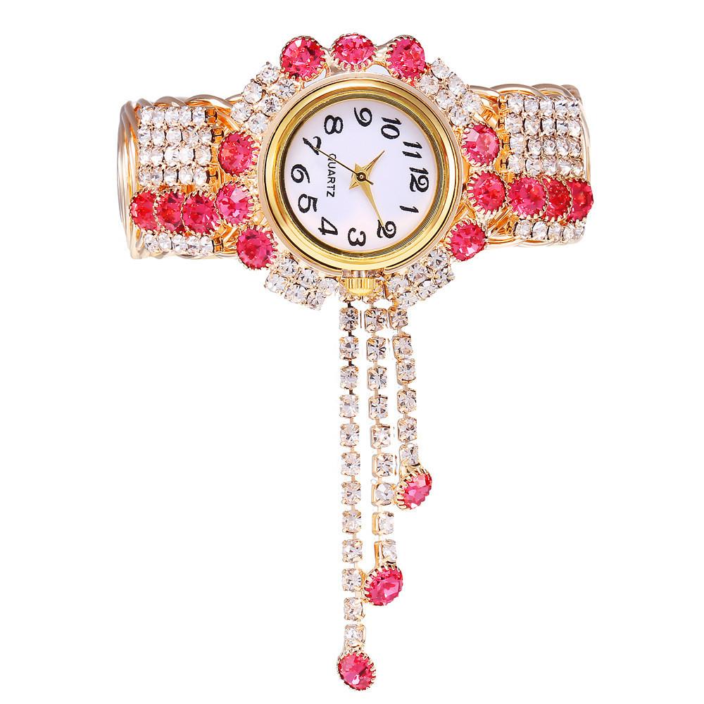 Fashion Lady Bracelet Watch Quartz Movement With Decorative Dial For Women